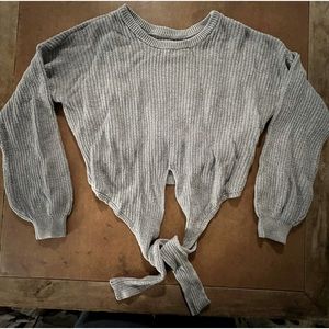 Hollister Gray knitted sweater size XS